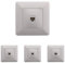 Artezo 135712-AGPO2A, Prise réseau RJ45 CAT6,Blanc (Lot de 4)