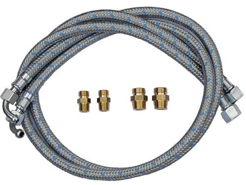 Tubconcept Lot de 2 flexibles fuel DN8 1 mètre