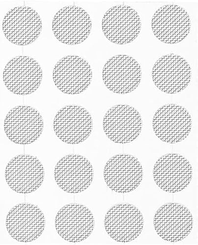 Calsgkspray 20Pcs/Set Silver Earbuds Filters Earphone Filter Mesh,Earbud and in-Ear Headphones Earphone Protective Filters Earphone Accessories(4mm)