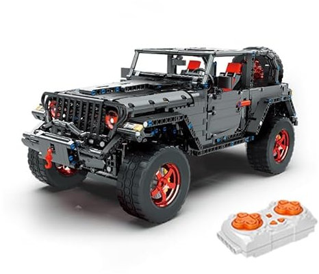 Narwhal 1:8 Kit de Construction Véhicule Tout-Terrain, 2272 pcs MOC Technic 4x4, Compatible avec Blocs 8 mm (Version Incluant Set Télécommandé).