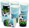 HNH 50 Football Gobelets en papier Jetable 12 onces