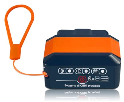 OBD2 Code Reader Obd Scanner Wireless Bluetooth 5.0 Car Diagnostic Scanner Tool Car Code Reader Diagnostic Machine Tester Car Diagnostic Scanner Diagnostic Scan Tool with All OBDII Vehicles