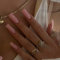 24Pcs Square False Nails - French Pink Tip Medium - Press on Nails Solid Colour Fake Fingernails - Removable Glue on Nails Acrylic Full Cover Stick on Nail for Women Girls