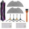 Kit de repuesto para Eureka E10s Robot Aspirador Cepillos laterales, filtro, almohadillas de fregona