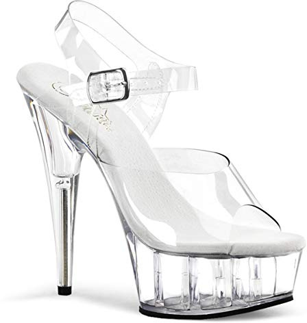 Pleaser DELIGHT-608 CLR/CLR UK 2 (EU 35)