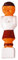 Winsport Champion 16mm Kickerfigur rot/weiß für Tischfußball