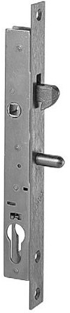 Metalux – Schloss für Schreinerei, Metall, mit Haken für Gleitprofil, Achse mm 13,5 mm