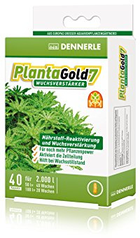Dennerle PlantaGold 7 - Wuchsverstärker für Aquarienpflanzen - 40 Stück