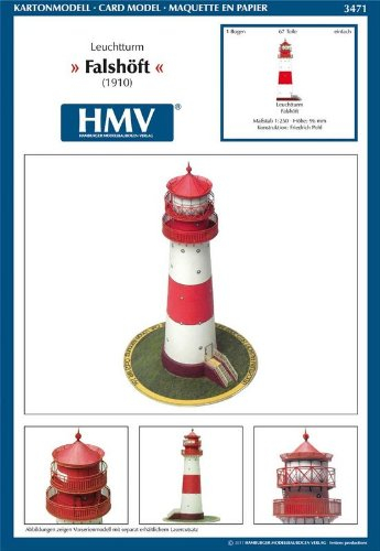 HMV HAMBURGER MODELLBAUBOGEN VERLAG Leuchtturm Falshöft