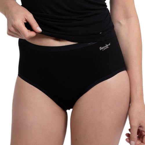 Speidel Damen Bambus Midislip 5er Pack Größe 46, Farbe schwarz