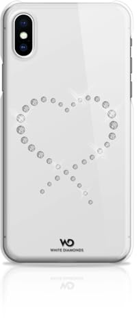 Hama White Diamonds Schutzhülle Eternity (für Apple iPhone X/Xs, ideale Schutzhülle, leicht, Polycarbonat) Crystal
