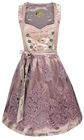 Alte Liebe Trachtenkleid 2tlg. Damen Dirndl Kleid MB376 /40 Rosa
