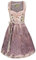 Dirndl – Damen Trachtenkleid Rose Altrosa (Midi 60 cm) MB376 /40