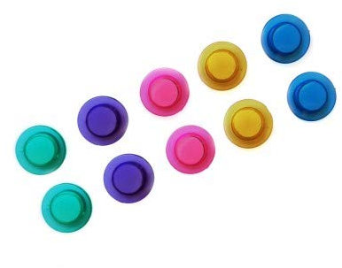 ALLboards Magnete 10 Stück, Rund 30mm, Für Whiteboards Magnettafeln