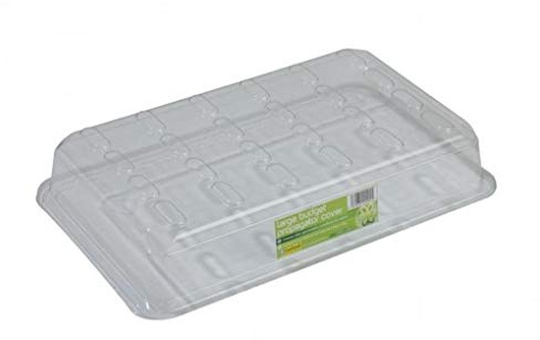 Seed Tray Propagator Lid Durable Plant Growth Clear Pack Of 3