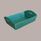 Lucgel Cesto Vassoio in Cartoncino Onda Verde Formato Piccolo 320x220H85mm - 10 pezzi -