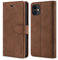 TOHULLE Case for iPhone 11, Premium PU Leather Wallet Case with Card Holder Kickstand Magnetic Closure Shockproof Flip Folio Case Cover for iPhone 11 (6.1 Inch) - Brown