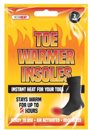 Toe Warmer Insoles & Hand Warmers Winter Comfort Essentials Fishing Hiking Sport