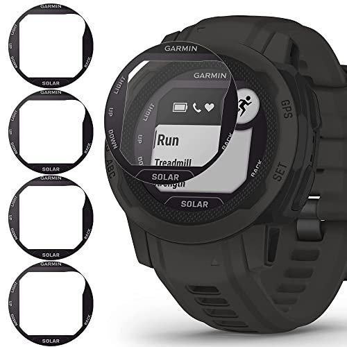 Acadeny [4 Pezzi Pellicola salvaschermo Compatibile con Garmin Instinct 2s, AntiGraffio,Tocco sensibile, Senza Bolle, Applicazione Facile,Pellicola glassata,Copertura Completa