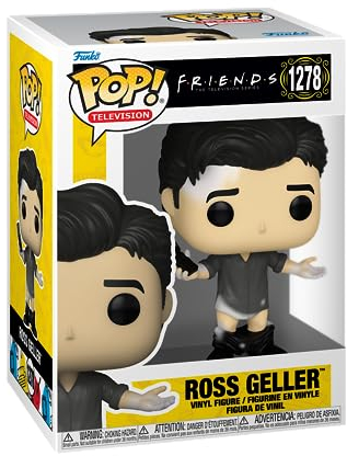 Funko Pop! TV: Friends - Ross Geller with Leather Pants - Figura de Vinilo Coleccionable - Idea de Regalo- Mercancia Oficial - Juguetes para Niños y Adultos - TV Fans