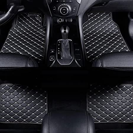 VIPOD Auto FußMatten FüR Nissan Qashqai J11 2016-2020, Leder VollstäNdige Abdeckung Anti Rutsch Wasserdicht Tragen Floor Mats