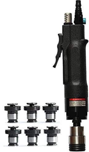 Maschiatrice pneumatica con Mandrini M3-M12, filettatrice autobloccante a Ritorno di Filo ad Alta Potenza pneumatica, Dritta (Dritta)
