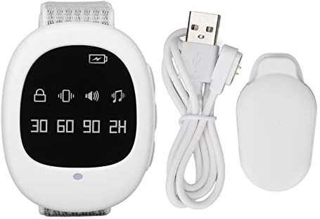Wireless Bedwetting Alarm, Bedwetting Alarm Monitor Potty Alarm with Sound and Strong Vibration, Potty Training Watch Nocturnal Enuresis Alarm Sensor for Boys and Girls Pee