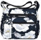 HERCMNOY Umhängetasche für Damen, mehrere Taschen, lässige Reisetasche, Handtasche, Umhängetasche, Kuriertasche, Pfingstrose, 11.0inch