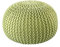 Amago home Pouf Outdoor ø 55 o. 45cm Bodenkissen Sitzpouf Hocker wetterfest pflegeleicht & nachhaltig Größe ø 45 cm, Farbe apfelgrün - Lettuce Green