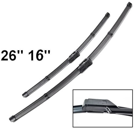 Voirrow Frontscheibe Scheibenwischerblätter Set for SEAT Leon MK3 (Linkslenker) 2017 2016 2015 2014 2013 2012