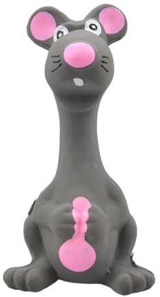 Pcingsia Jouets couineurs en latex pour chien, souris pour animaux domestiques, jouet couineur molaire doux | Jouet de dentition amusant en caoutchouc à mâcher doux pour intérieur et extérieur