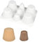 mostsom Cylinder Cup Shape Mousse Cake Mold For Making Chocolate Muffin Ice Shot Glass Mould Kitchen Baking Tool (D_ Curve Cup)