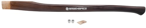 Sägenspezi 80 cm Stiel aus Hickory Holz Griff Ersatzstiel Spaltaxt 2000 g Stielkopfmaß 20,5 x 61,5 mm