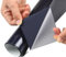 Creatorally Plotterfolie Textil, 30,5cm x 1.83m Vinylfolie Plotter, Vinyl Selbstklebend Bügelfolie für DIY T-Shirts, Stoffe (Schwarz)