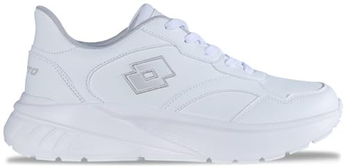 Lotto TURNATIV OC Unisex Sneaker, White/LT.Grey, 39 EU