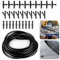 TNEDFOD 5m Juego de Manguera Limpiaparabrisas Coche, Juego Manguera De Agua Limpiaparabrisas Conector Coche, con 30 Piezas Conector Manguera, para Conectar la Bomba de Agua del Coche y Las Boquillas