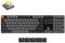 Keychron K5 QMK Custom Mechanical Keyboard, US ANSI Ultra-Slim Full Size 104 Keys Wireless Gaming Keyboard, Low-Profile Banana Switch with RGB Backlits for Mac Windows, Version 2