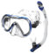 SEAC Set Bis Boss Dry, Silikon-Set zum Tauchen und Schnorcheln mit Maske und Schnorchel mit Dry-Top-System und Ausblasventil