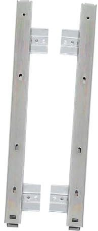 Toddmomy Rails De Clavier Réglables En Acier Laminé Anti-rouille, Glissières Coulissantes Pour Tiroirs De Bureau Blanc 27 Mm x 35 Cm, Accessoires Informatiques Pour Usage Bureau Maison