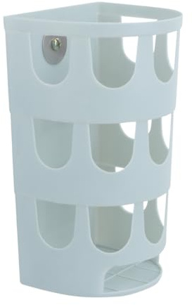 Toyvian Plastik Kleintier Futternapf mit Grasgehäuse Fixierbarer Futterbehälter Tiefe Schale Langlebig für Kaninchen Chinchillas Meerschweinchen Kleintierfutterspender für Zufällige Farbe
