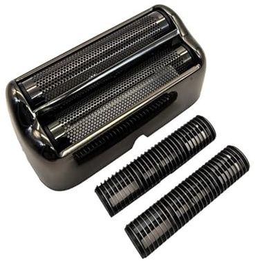 Replacement Foil And Cutter,Compatible For Babyliss，FX-LFS2 Double Foil Shaver Replacement Heads