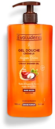 Evoluderm – Argan Oil & Shea Butter Creamy Shower Gel – 1L