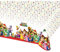Amscan 9901539 - Tischdecke Super Mario, Größe 120 x 180 cm, Kunststoff, wasserabweisend, Luigi, Prinzessin, Super Mario World, Geburtstag, Mottoparty