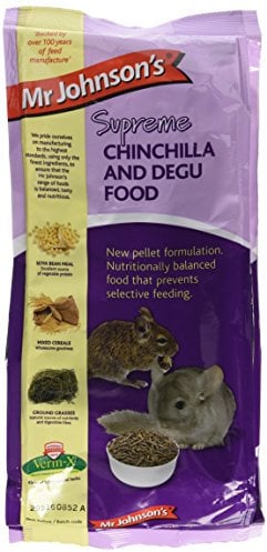 Mr Johnson's Supreme Chinchilla and Degu Pet Food, 900 g