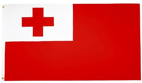 AZ FLAG - Flagge Tonga - 150x90 cm - Königreich Tonga Fahne 100% Polyester mit Messing-Ösen - 110g