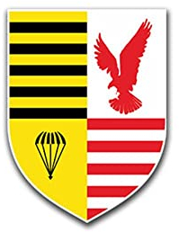 Aufkleber/Sticker FschJgBtl 373 Fallschirm Jäger Bataillon Adler 5x7cm A1419
