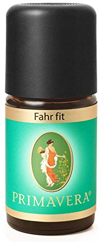 PRIMAVERA Duftmischung Fahr fit 5 ml - Grapefruit, Douglasfichte und Lemongras - Aromaöl, Duftöl, ätherisches Öl Aromatherapie - belebend - vegan