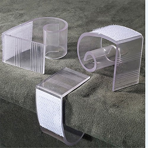 25pcs 3-4.5cm transparente Plastikhochzeitsbankett Tabelle Skirting Clips