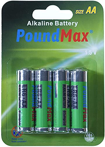 60 x Super ALKALINE AA 1,5 V Lr6 Mn1500, R6P AA 1.5 V Batteries by PoundMax