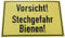 Warnschild Vorsicht Stechgefahr Bienen für Imker 30 x 20 cm